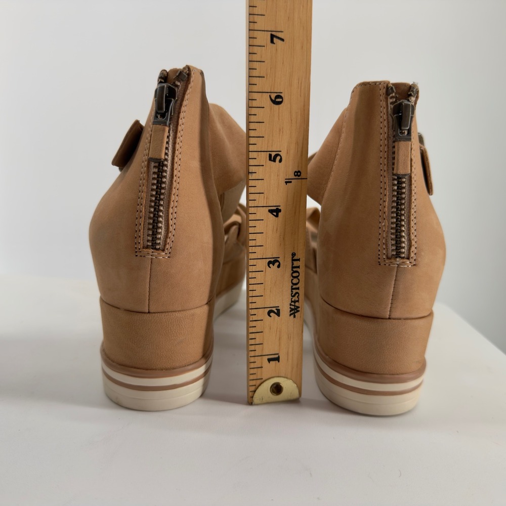Eileen Fisher Beige Suede Boost Platform in Latte Size 9.5‎ - Picture 8 of 9